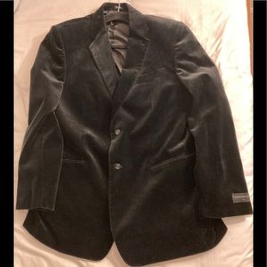 Express blazer black velvet